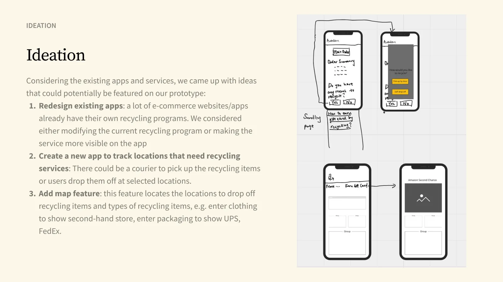 Amazon redesign — slide 11 of 17
