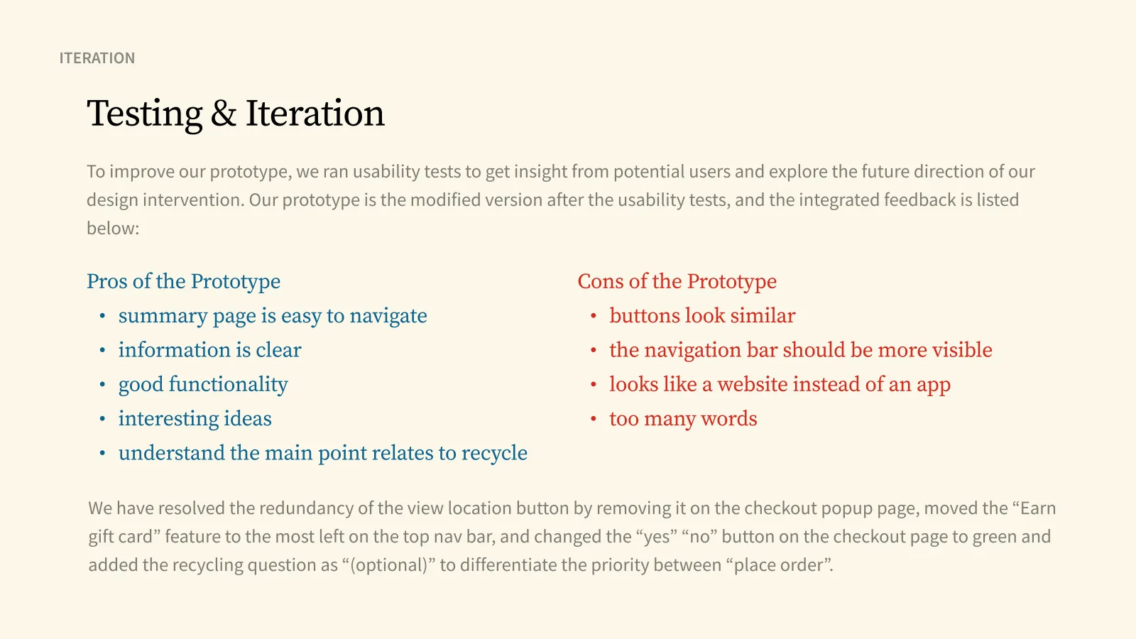 Amazon redesign — slide 15 of 17