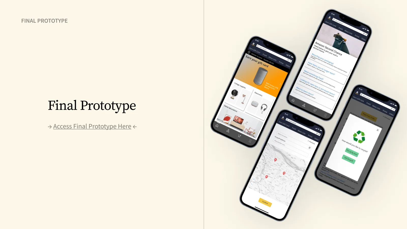 Amazon redesign — slide 16 of 17